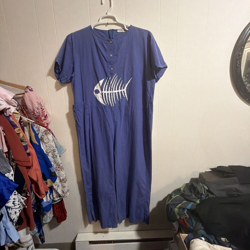Miss look Jumpsuit Fish Women's Plus Size 3X